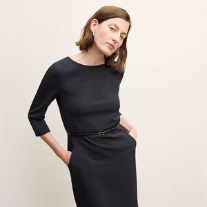 EUC MM Lafleur Etsuko Dress Black (includes belt) Size 10